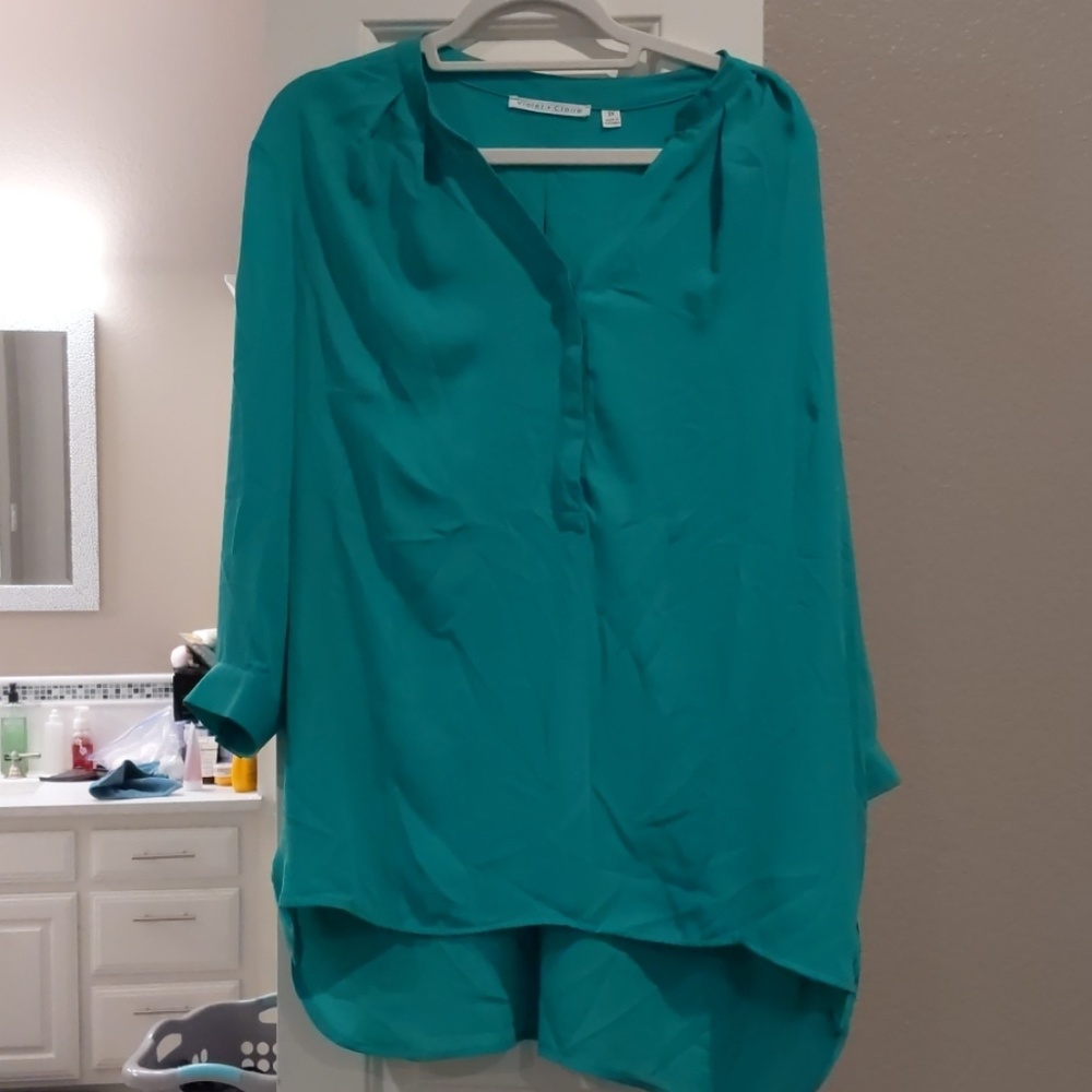Green Violet + Claire blouse